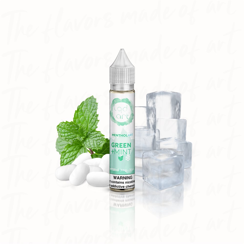 JUICE LQD ART MENTHOL 3mg 30ML Green Mint