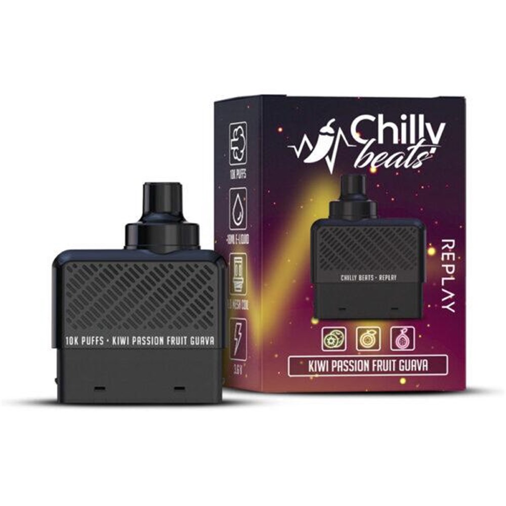 REFIL CHILLY BEATS 10k KIWI PASSION FRUIT GUAVA
