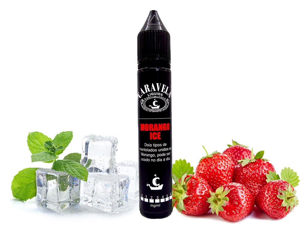 JUICE CARAVELA 30ML 0MG Morango Ice