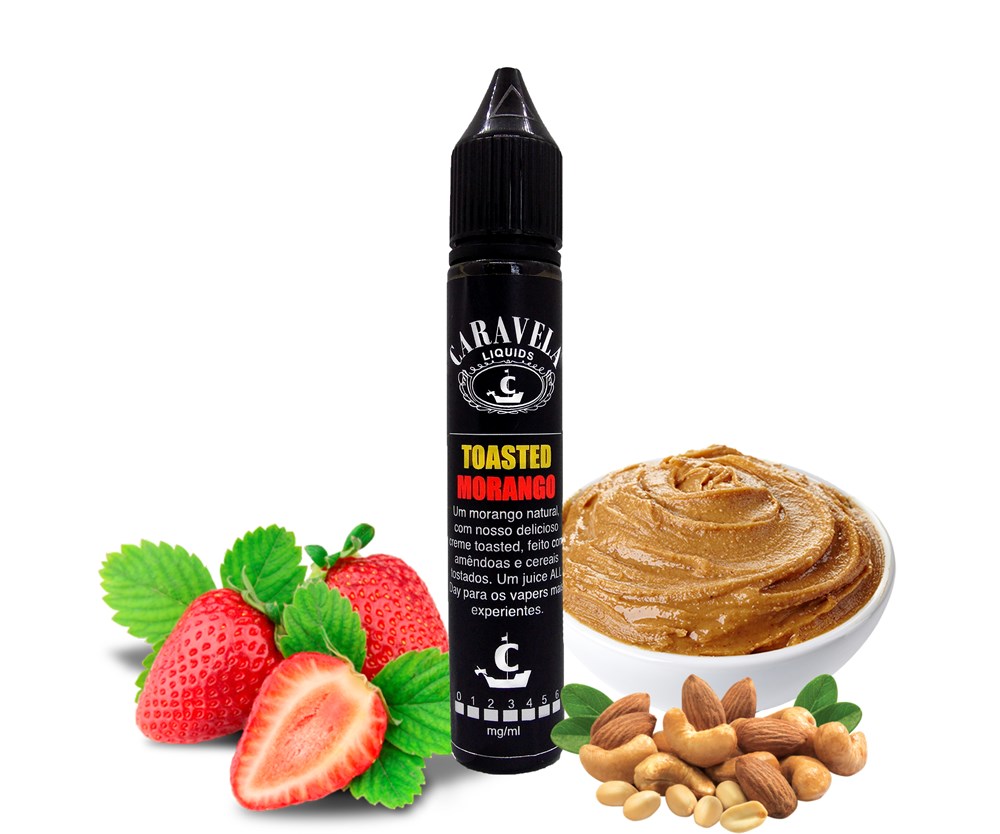 JUICE CARAVELA 30ML 0MG TOASTED MORANGO