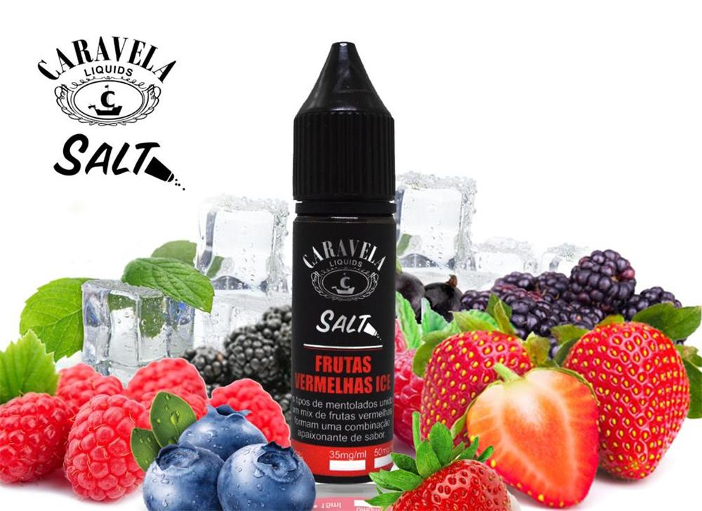 NICSALT CARAVELA 15ML 35mg Frutas Vermelhas Ice